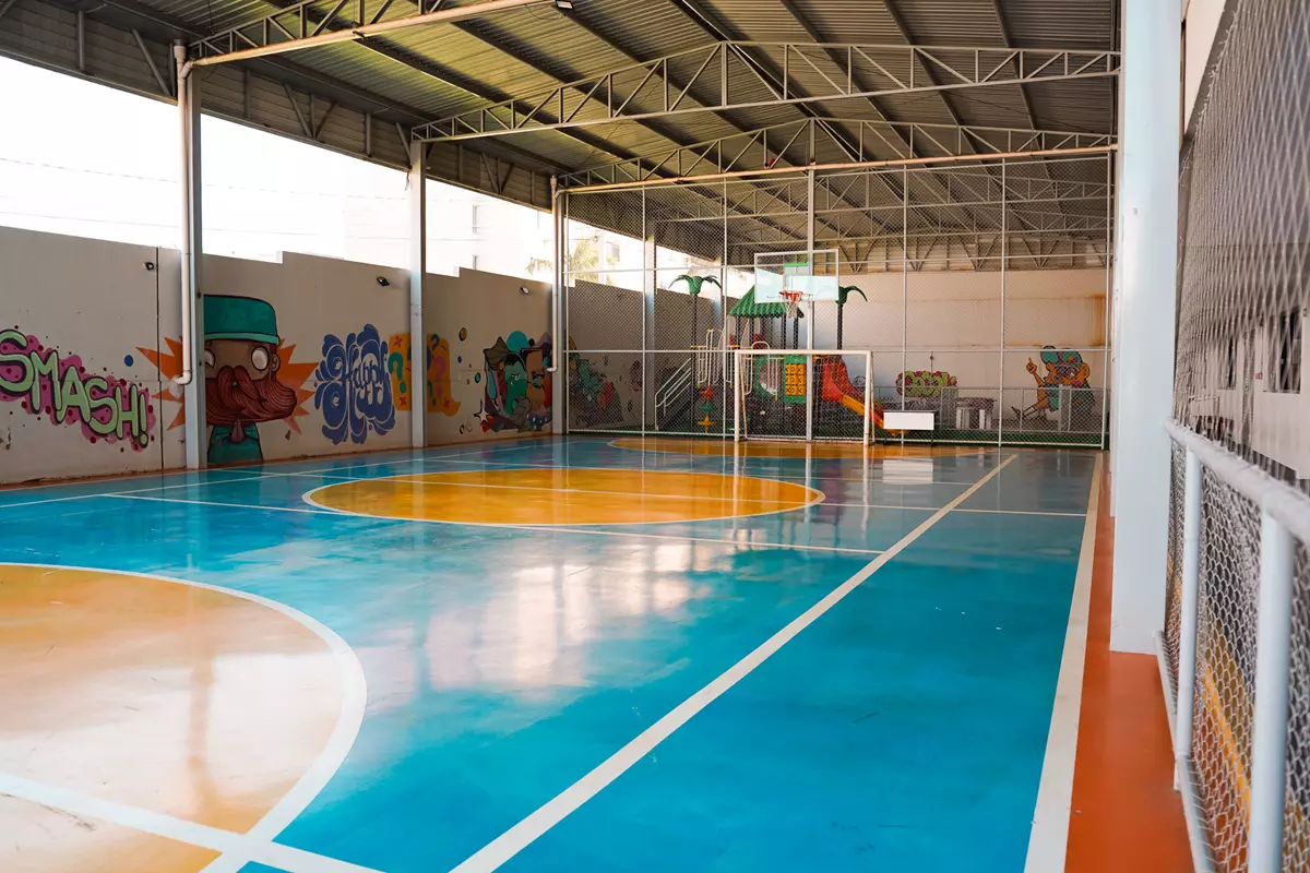 Quadra Poliesportiva Oficial Coberta - Colégio Objetivo DF