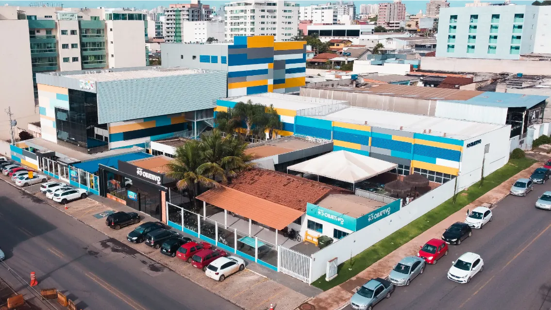 Fachada Oficial Vicente Pires - Colégio Objetivo DF Unidade Vicente Pires